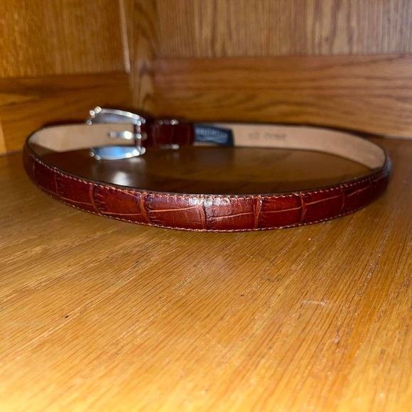 Genuine Leather Women’s Western / Indie / Boho Belt Brown Size Medium - Picture 4 of 4